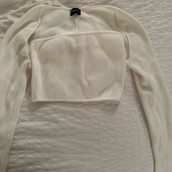 Whitefox boutique “forgetting you” ribbed top - Picture 4 of 5